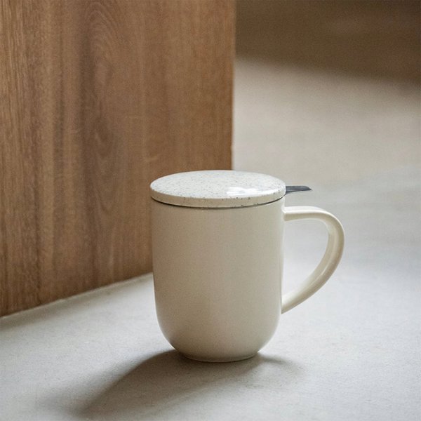 Κούπα τσαγιού με φίλτρο και καπάκι LOVERAMICS Pro Tea Beige, 300 ml