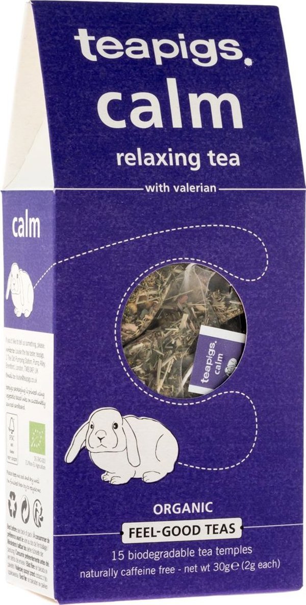 Teapigs Calm Τσάι από Βότανα με Χαμομήλι, Λεμονόχορτο και Μελισσόχορτο, 15 Πυραμίδες