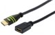 TECHLY HDMI Υψηλής Ταχύτητας Καλώδιο Προέκτασης 1m μαύρο με Ethernet 4K 30Hz 19pin HDMI Αρσενικό σε 19pin HDMI Θηλυκό με Επίχρυσες Επαφές