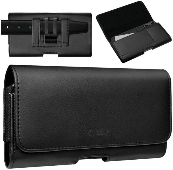 TECH-PROTECT SM80 UNIVERSAL PHONE HOLSTER POUCH 5.8-6.8 INCH BLACK