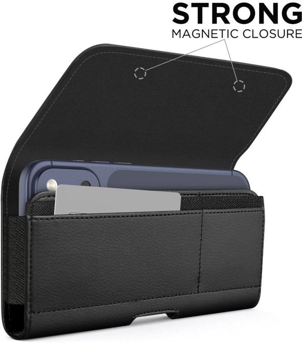 TECH-PROTECT SM80 UNIVERSAL PHONE HOLSTER POUCH 5.8-6.8 INCH BLACK