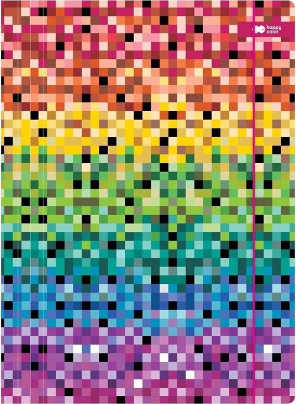 Φάκελος A4+ με λάστιχο Pixi HAPPY COLOR