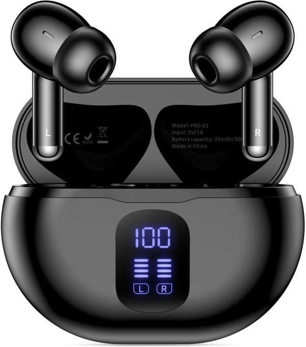 TECH-PROTECT ULTRABOOST TWS EARPHONE PRO G2 BLACK