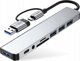 Προσαρμογέας HUB TECH-PROTECT HB06 9IN1 TYPE-C + USB2.0 + USB3.0 + SD/TF + AV3.5 SPACE GREY