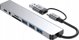 Προσαρμογέας HUB TECH-PROTECT HB06 9IN1 TYPE-C + USB2.0 + USB3.0 + SD/TF + AV3.5 SPACE GREY
