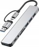 Προσαρμογέας HUB TECH-PROTECT HB06 9IN1 TYPE-C + USB2.0 + USB3.0 + SD/TF + AV3.5 SPACE GREY