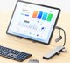 Προσαρμογέας HUB TECH-PROTECT HB06 9IN1 TYPE-C + USB2.0 + USB3.0 + SD/TF + AV3.5 SPACE GREY