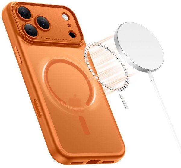 TECH-PROTECT MAGPEAK MAGSAFE CC IPHONE 17 PRO MATTE COSMIC ORANGE