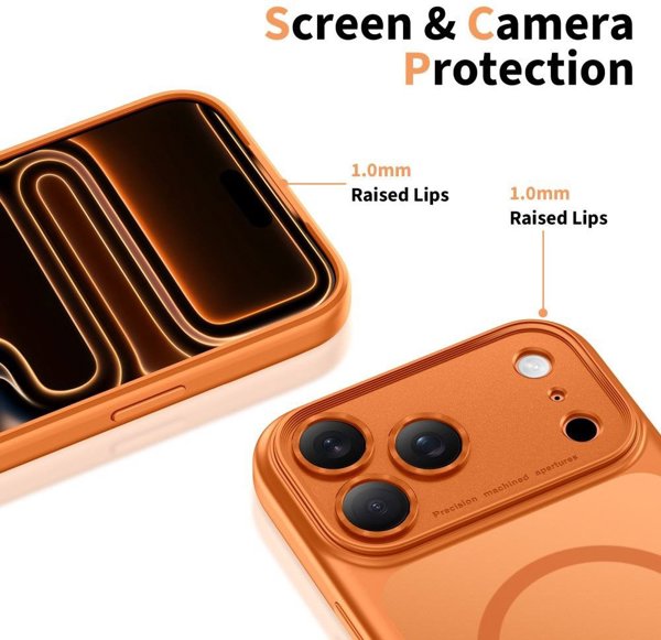 TECH-PROTECT MAGPEAK MAGSAFE CC IPHONE 17 PRO MATTE COSMIC ORANGE