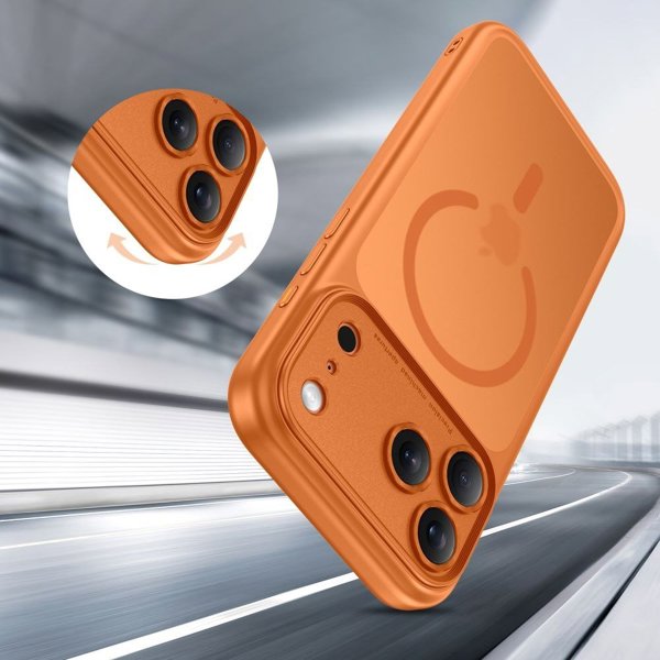 TECH-PROTECT MAGPEAK MAGSAFE CC IPHONE 17 PRO MATTE COSMIC ORANGE