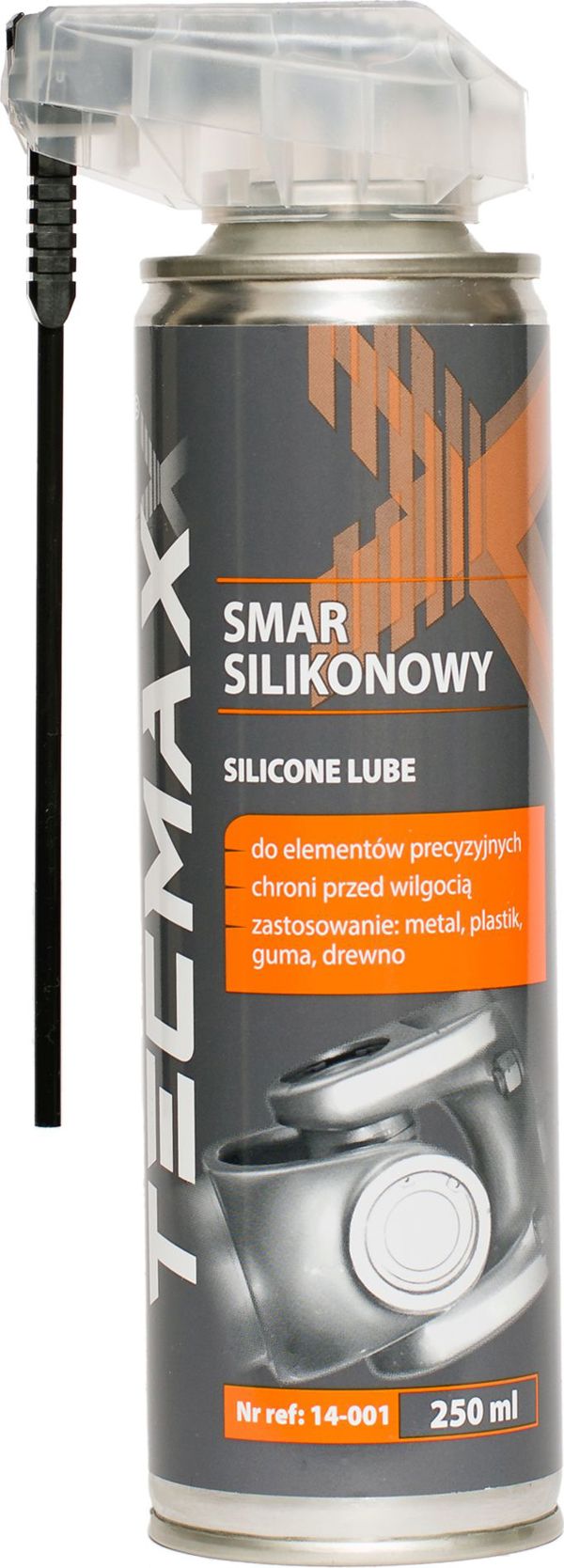 TECMAXX Σπρέι Σιλικόνης Λίπανσης με Απλικατέρ 250ml - 14-001 για Μέταλλο, Πλαστικό, Καουτσούκ και Ξύλο