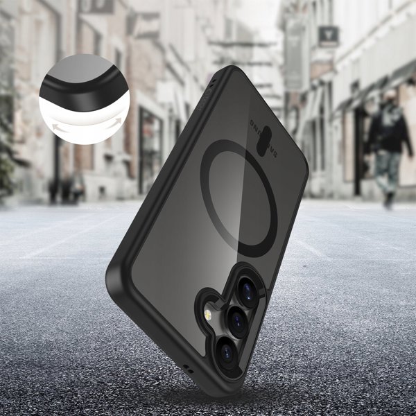 TECH-PROTECT MAGMAT MAGSAFE GALAXY S25 ΜΑΥΡΟ/ΔΙΑΦΑΝΕΣ
