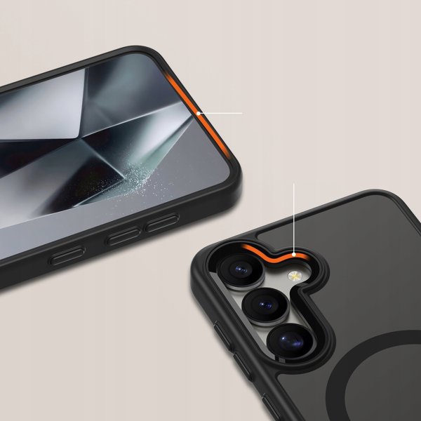 TECH-PROTECT MAGMAT MAGSAFE GALAXY S25 ΜΑΥΡΟ/ΔΙΑΦΑΝΕΣ
