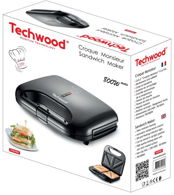 Ψηστιέρα σάντουιτς Techwood TCM-806