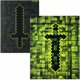 TECZKA Z GUMKA PAP A4 PIXEL GAME STK FOL10/100