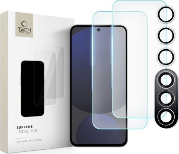 Tech-Protect TEMPERED GLASS TECH-PROTECT SUPREME SET GALAXY S24 FE CLEAR 14224602 5906300000000