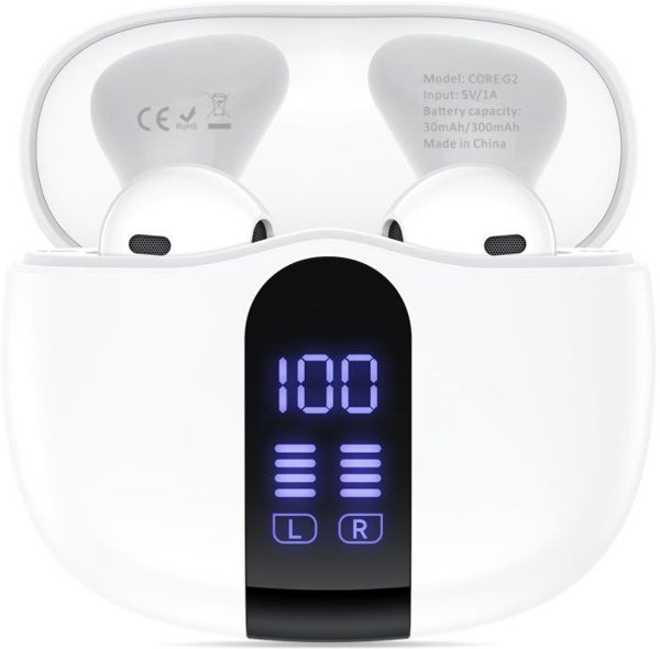 TECH-PROTECT ULTRABOOST TWS EARPHONE CORE G2 WHITE