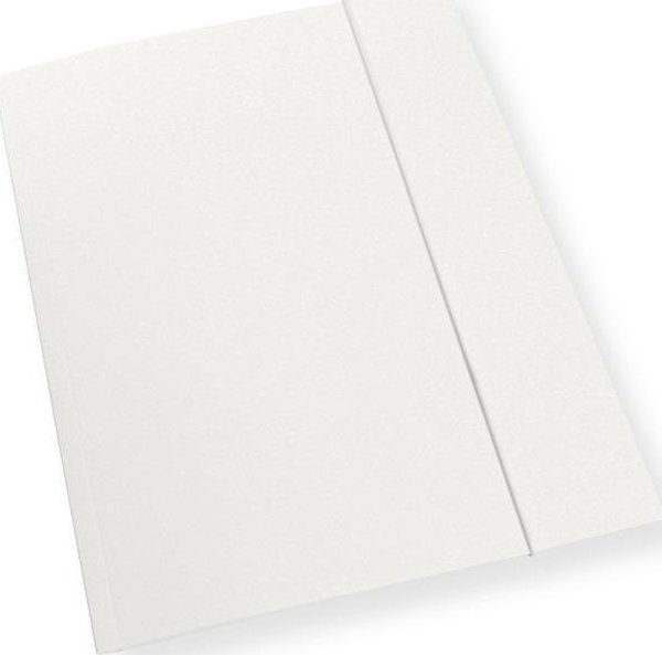 Φάκελος A4 με λάστιχο λευκός 300gsm (10τμχ)