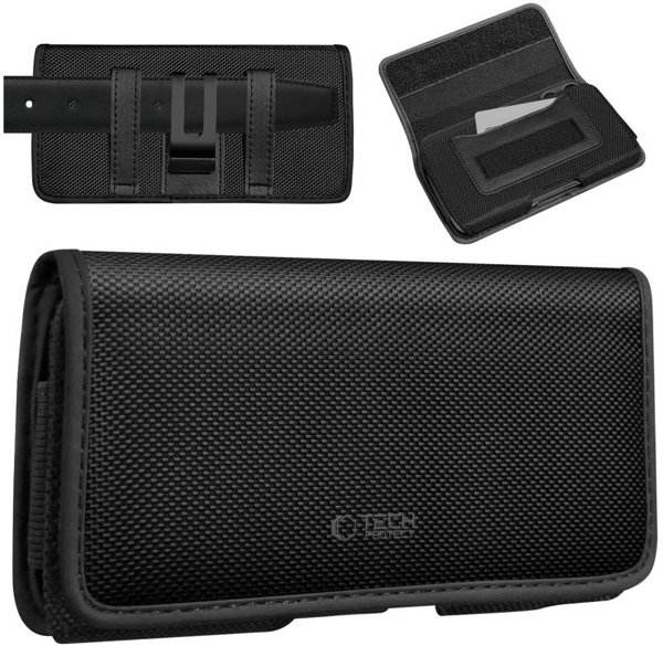 TECH-PROTECT SM90 UNIVERSAL PHONE HOLSTER POUCH 5.8-6.8 INCH BLACK