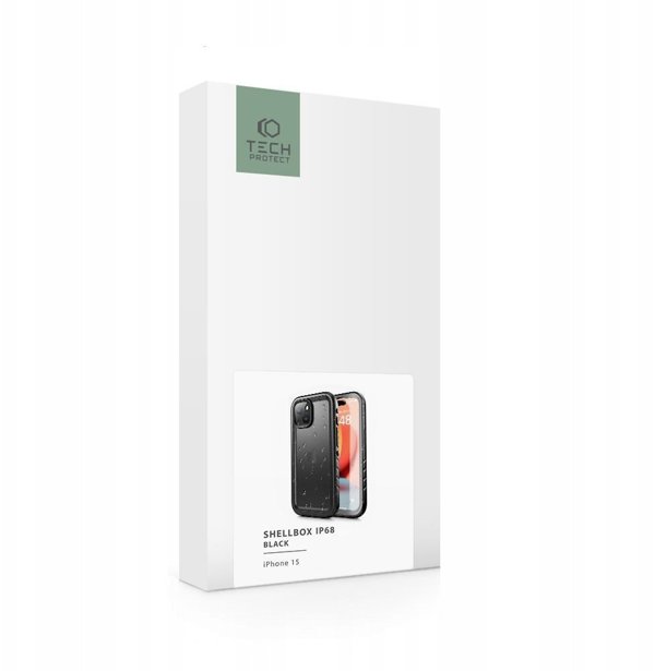 TECH-PROTECT SHELLBOX IP68 IPHONE 15 ΜΑΥΡΟ