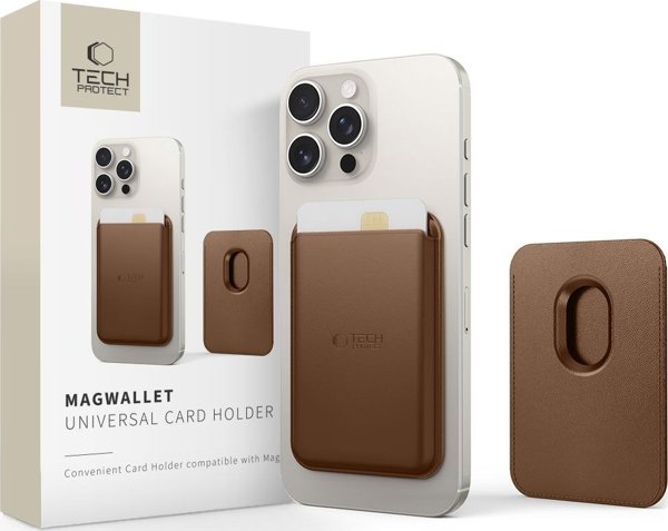 ΘΗΚΗ ΚΑΡΤΩΝ ΜΕ ΜΑΓΝΗΤΙΚΗ ΣΥΜΒΑΤΟΤΗΤΑ MAGSAFE TECH-PROTECT MAGWALLET ΚΑΦΕ
