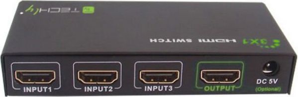 Διακόπτης HDMI 3 σε 1, 4K2K Techly (309913)