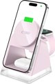 TECH-PROTECT QI15W-A43 3IN1 MAGNETIC MAGSAFE WIRELESS CHARGER BABY PINK
