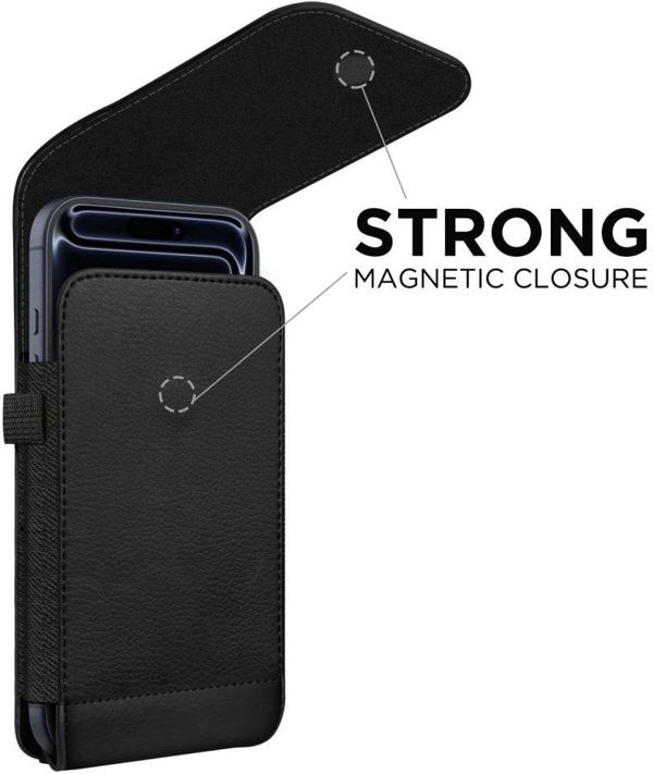 TECH-PROTECT SM75 UNIVERSAL PHONE HOLSTER POUCH 5.8-6.8 INCH BLACK