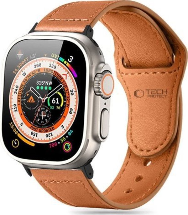 Tech-Protect Tech-Protect Naturalfit Λουράκι Apple Watch 4/5/6/7/8/9/SE 38/40/41mm Καφέ 13818566 5906302312641