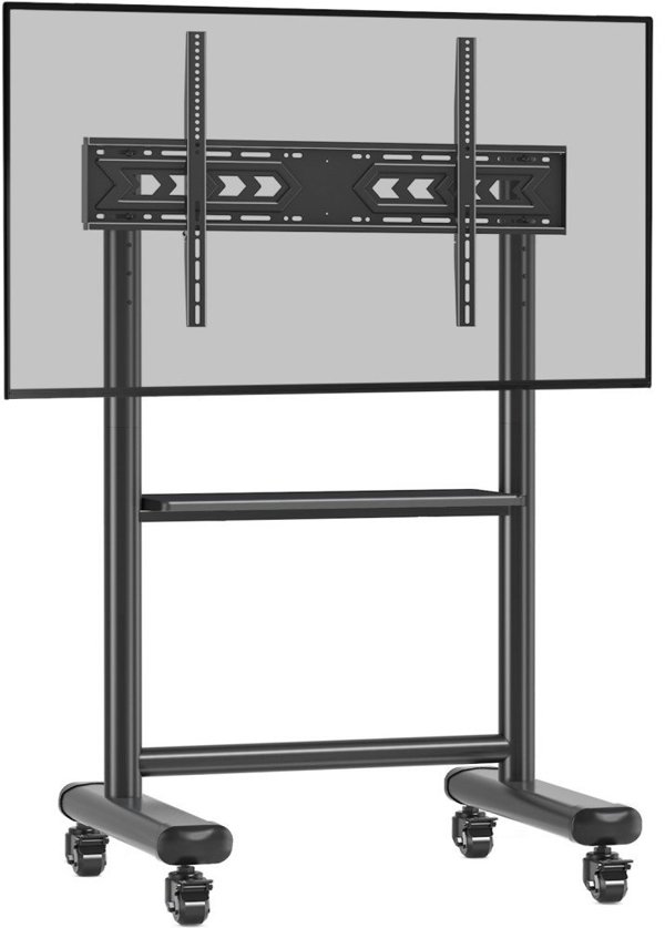 Κινητή βάση τηλεόρασης 60-86” έως 68kg με ρυθμιζόμενο ράφι AV