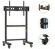 Κινητή βάση τηλεόρασης 60-86” έως 68kg με ρυθμιζόμενο ράφι AV