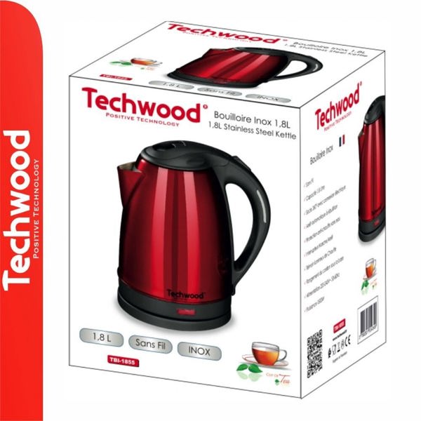 Βραστήρας Techwood TBI-1855 1.8L, κόκκινος