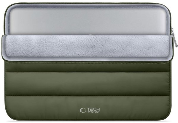 Tech-Protect Fluffy Θήκη για Laptop 15-16 ιντσών, Army Green