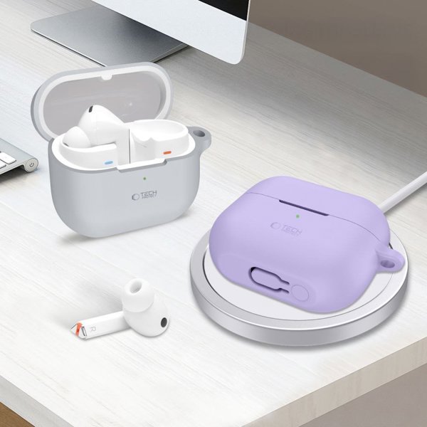 TECH-PROTECT SILICONE HOOK SAMSUNG GALAXY BUDS 3 / 3 FE / 3 PRO LAVENDER