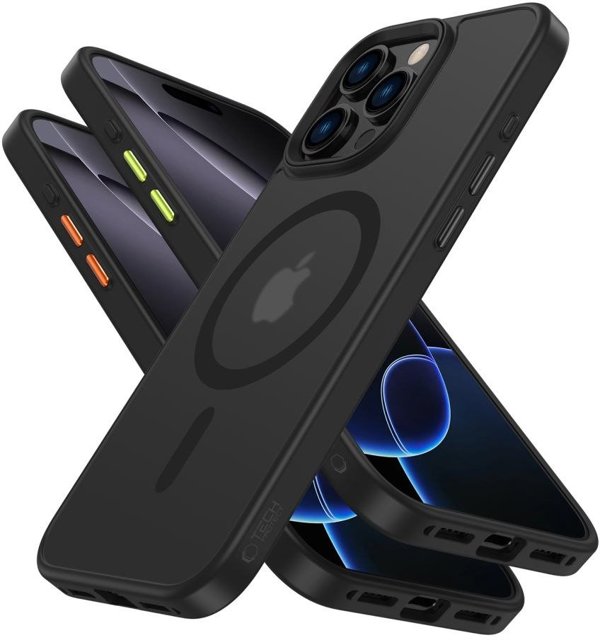 TECH-PROTECT MAGMAT XT 3-SET MAGSAFE IPHONE 16 PRO ΜΑΤ ΜΑΥΡΟ