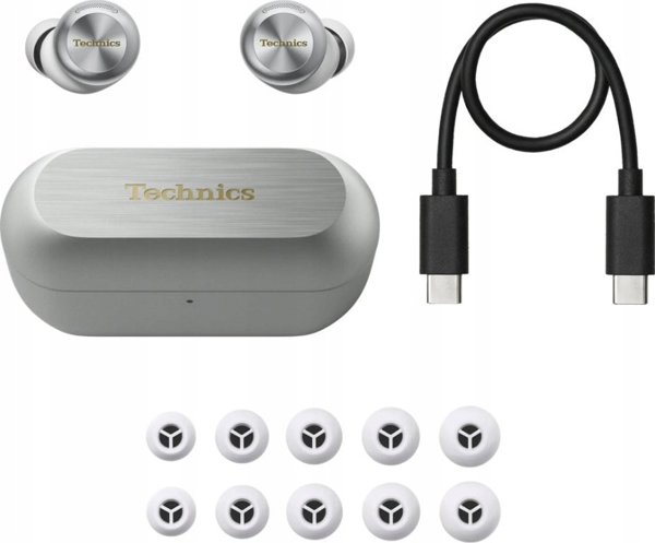 Ασύρματα ακουστικά Technics EAH-AZ100E-S, ασημί