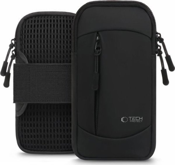 Tech-Protect M6 Universal Sport Armband, Θήκη για Smartphone, Μαύρο