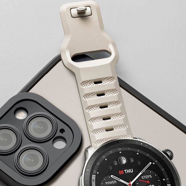 Λουράκι Tech-Protect για SAMSUNG GALAXY WATCH 4 / 5 / 5 PRO (40 / 42 / 44 / 45 / 46 MM) Tech-Protect Iconband Line μπεζ 13059802 9490713936108