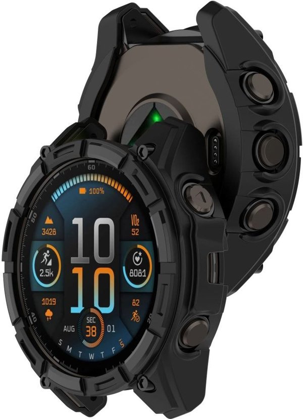 GK Protection Θήκη Defense Air για Garmin Fenix 8 51mm Black