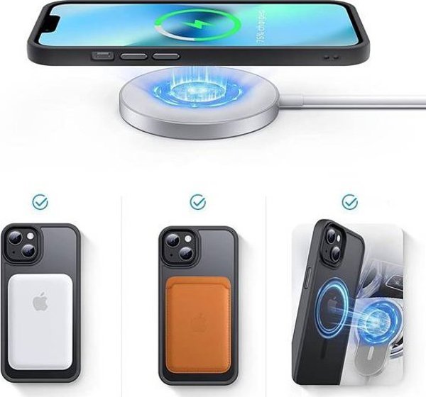 Θήκη Tech-Protect Tech-protect Magmat MagSafe Apple iPhone 14 Μαύρη ματ 11854974 9589046925450