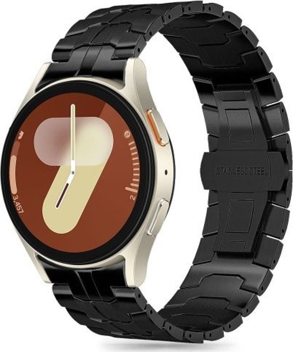 Tech-Protect Μπρασελέ Ανοξείδωτο για Samsung Galaxy Watch 4 / 5 / 5 Pro / 6 / 7 / FE, Black