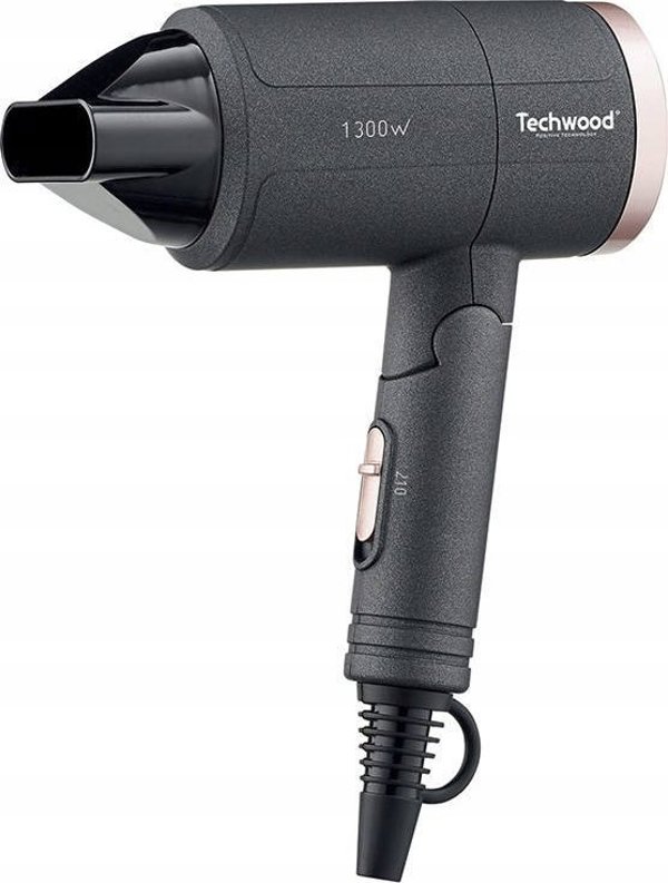Techwood TSC-1296 πιστολάκι μαλλιών 1300 W Μαύρο