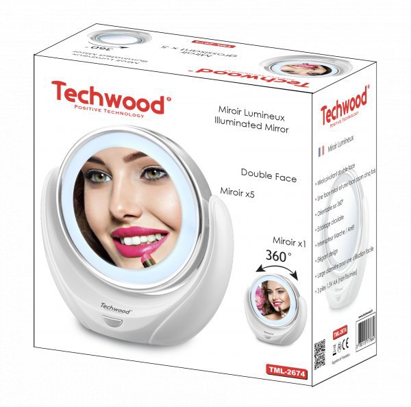 Καθρέφτης μακιγιάζ Techwood TML-2674