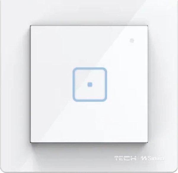 Ασύρματος διακόπτης μονής θέσης λευκός FS-01 Tech Sterowniki