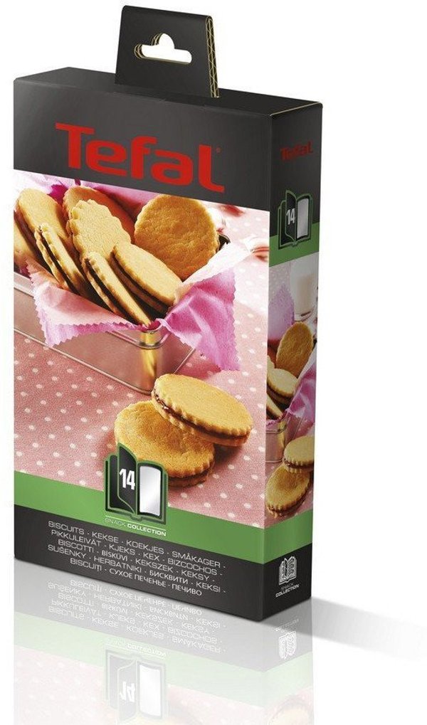 Tefal Ανταλλακτικές πλάκες για τη Συλλογή Σνακ, ΜΠΙΣΚΟΤΑ / herbatniki - XA801412