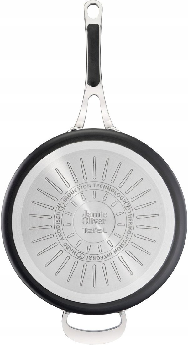 Τefal Jamie Oliver Cook's Classics HA τηγάνι με γυάλινο καπάκι 26 εκ./4.1 Λ, μαύρο