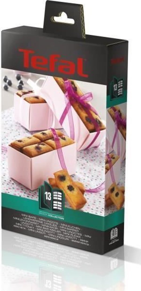 Tefal Ανταλλακτικές πλάκες για τη Συλλογή Snack, MINI BARS / mini μπάρες - XA801312