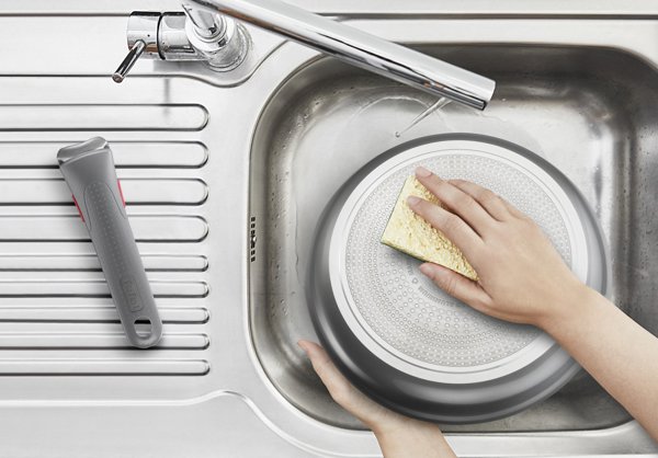 Σετ κατσαρόλες Tefal Ingenio Renew 4 αντικείμενα 16/18/20 cm - Κατσαρόλες + λαβή