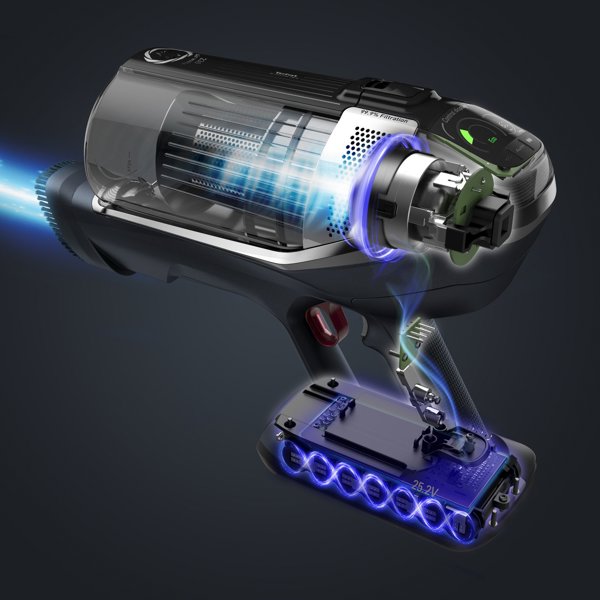 Σκούπα TEFAL TY99F1WO X-Force Flex Χειρός 2σε1, 32.4 V, Χρόνος λειτουργίας (μέγιστος) 80 λεπτά, Μαύρο