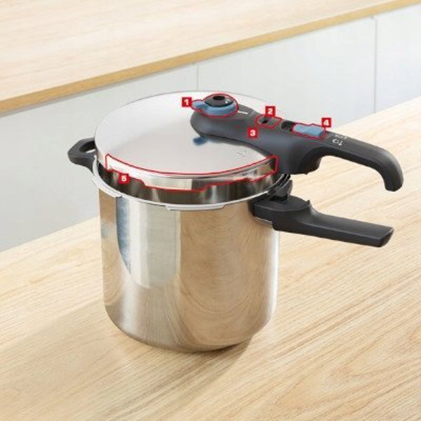 Tefal Express lonac TEFAL P2580701 SECURE TRENDY 6L TEFAL AQUA BLU